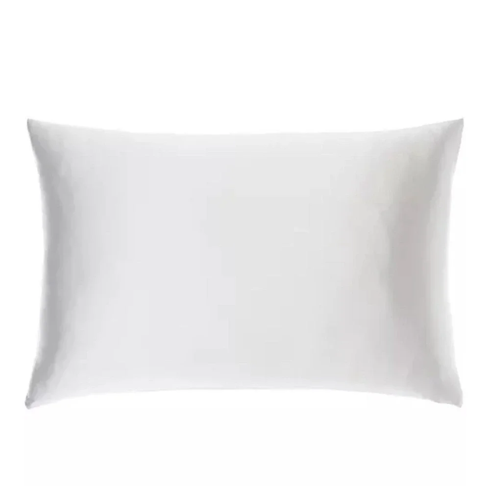 New Donna Karan Silky Pillowcase One Standard White Lyocell Silk Blend 20x30
